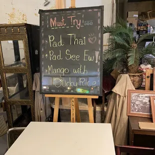 Don't trust what written on the blackboard. Totally misleading.