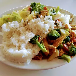 Lunch Special: Mixed Vegetables &amp; Chicken