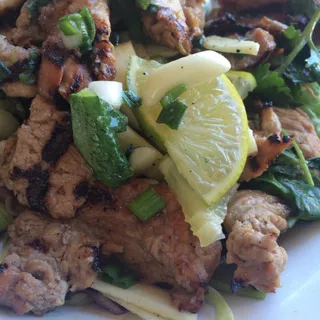 Spicy Lime Grilled Pork Salad
