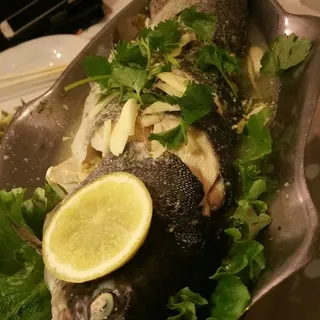 Steam Fish with Spicy Lime Soup