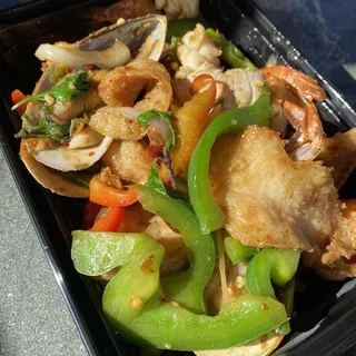 Seafood with Chili Paste