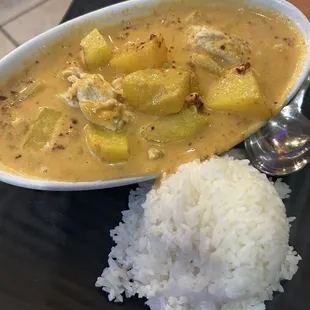 Mussaman curry level four heat