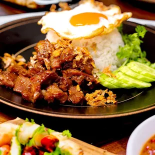 steak, food