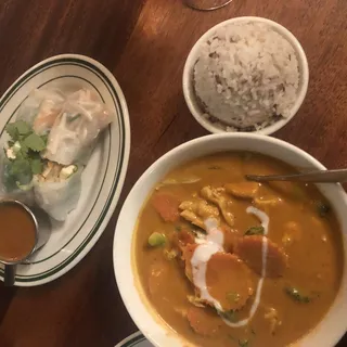 6.1. Tofu Salad Rolls (2) (GF, VG)