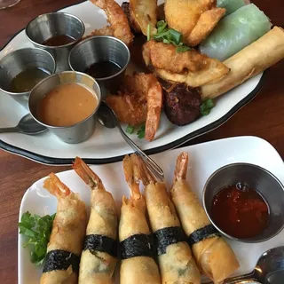 4. Seaweed Prawn Spring Rolls