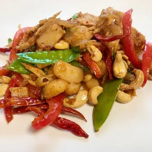 Cashew nut stir fried