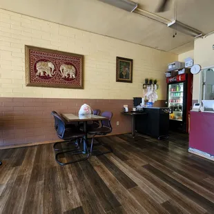 the interior of the restaurant