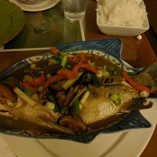 Steamed Ginger Fish