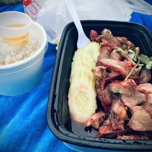 Amazing pork plate and rice