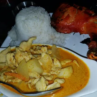 Chicken Yellow Curry Combo
