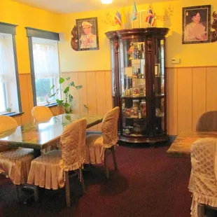 upstairs dining room