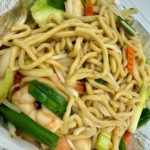 04.02.24 Chow Mein Noodles $15.95 + Shrimps ($2)