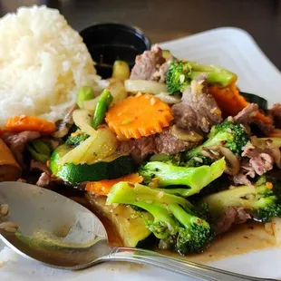 a plate of food