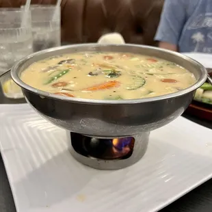 Tom Kha (Hot Pot) with veggies