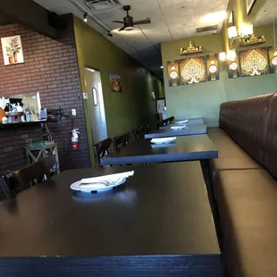 interior, sushi and sashimi