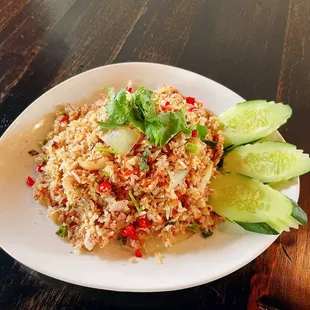 Thai Fried Rice with Sour Pork