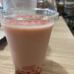 Pink Pina Colada Popping Matcha