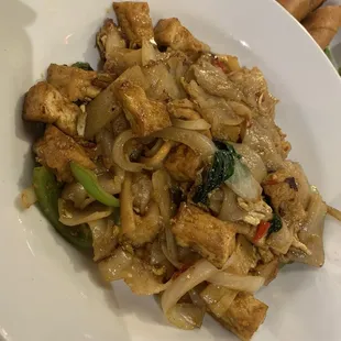 Pad Kee Mao with Tofu