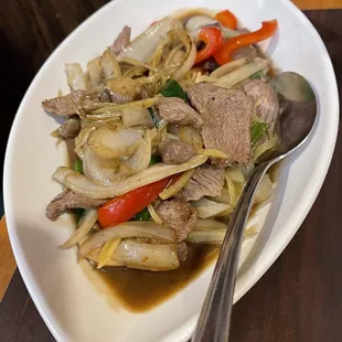 Beef stirfry some has already been enjoyed:)) amazingly delicious