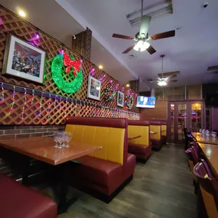 the interior of the restaurant