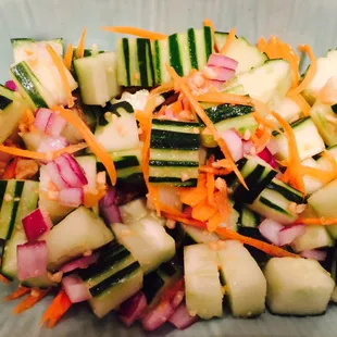 Most delicious cucumber salad