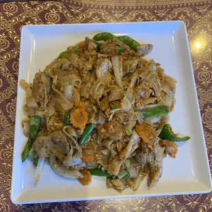 Pork Noodle Pad Prik Pow. Excellent!