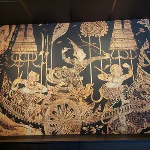 a mural depicting a scene from the rama rama rama rama rama rama rama rama rama rama rama rama rama rama rama rama rama