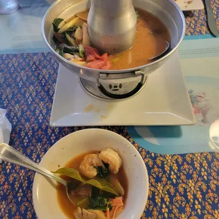 Seafood Tom Yum hot pot