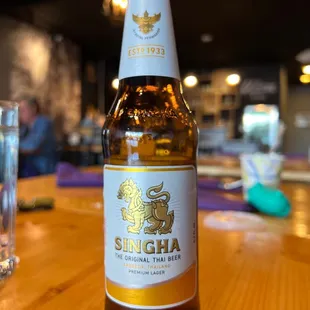 Authentic Singha Beer