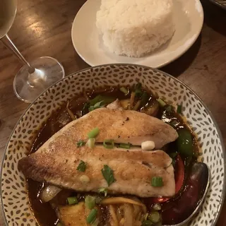 Grilled Snapper Jungle Curry