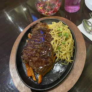 steak, food