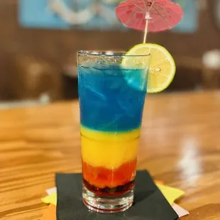 Rainbow cocktail this weekend only!!!