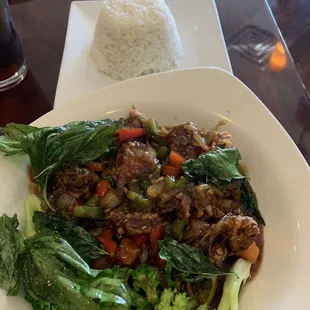 Glenda got the soft shell crab which she didn't care for. I think it was the sauce.