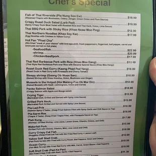 Something special from the chef!