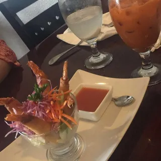 Golden Wrapped Shrimp