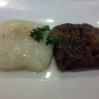 Sweet Sticky Rice with Taro Custard