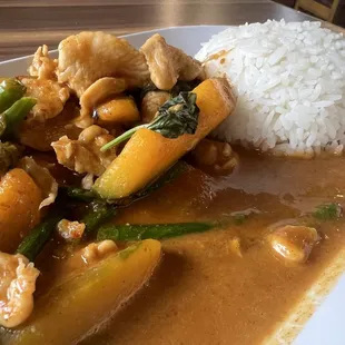 Pumpkin curry - so good!