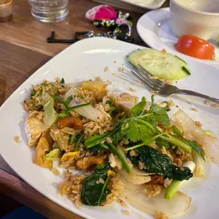 Pineapple fried rice!