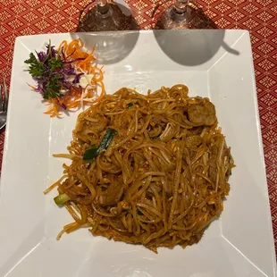 Beef pad Thai