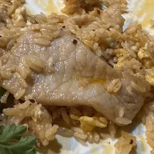 Pork fried rice