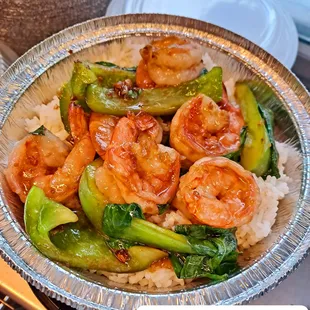 Shrimp basil