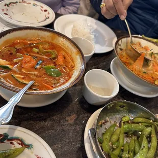 Panang Curry and Red Peanut Curry