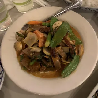 Green Curry Roast Duck