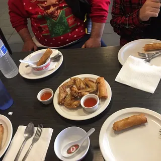 Fried Egg Rolls Lunch