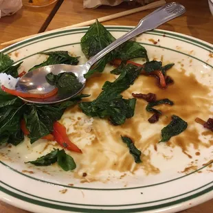 My yummy fried chicken, or what's left..sorry