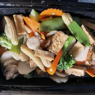 Tofu mixed veg