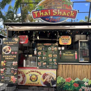 This is the food stand located at the outside of the NEX