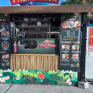 the front of the restaurant