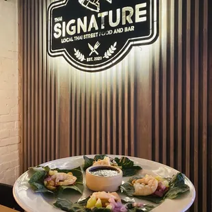 Kiang Kham ( appetizers) special Thai new year.