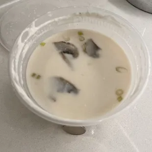 Horrible Tom Kha, small portion and no flavor.